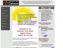 Tablet Screenshot of lancasterareaceliacs.org
